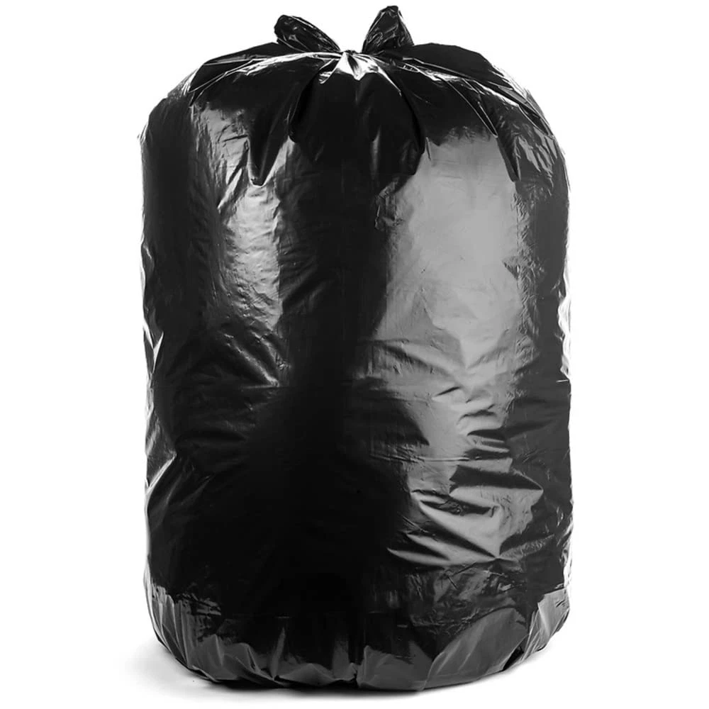 Uline Industrial Trash Liners - 55-60 Gallon, 1.5 Mil, Black