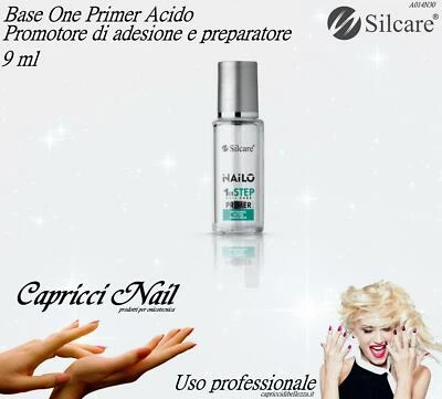 Primer Acido Base One SILCARE 9 ml - Promotore di adesione preparatore Nail Art