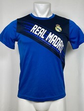 Real Madrid Football Club Blue Soccer Logo Jersey T-Shirt Youth XL
