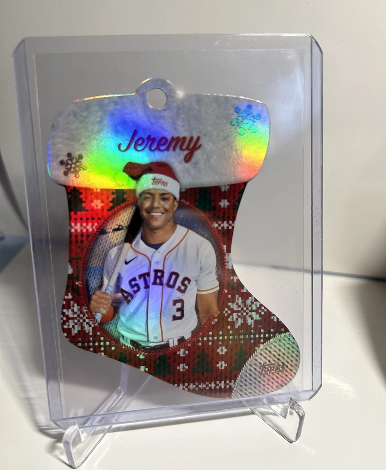 2024 Topps Holiday Ornaments - Corbin Carroll & Jeremy Peña #SDC-9 #MLBO-2 - Image 2 of 4