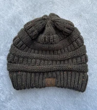 Genuine CC Beanie Colorful Confetti Soft Stretch Cable Knit Slouch Beanie