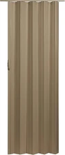 SI3680TB Sienna Interior Accordion Folding Door, 36 X 80, Timber Beige