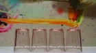 Anchor Hocking Pillar Optic Pink Tumbler No.681 ca.1937 - 1942
