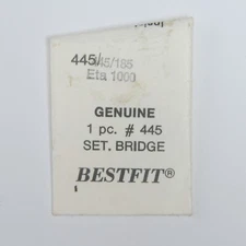 ETA 1000 Part #445 Set Bridge (Setting Lever Spring) Bestfit NOS Watch Part