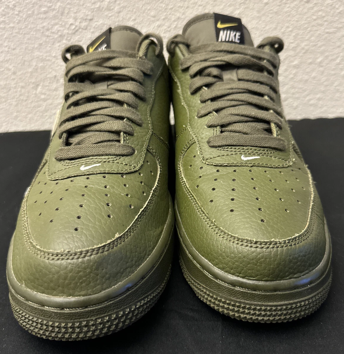 Nike Air Force 1 Low Utility Olive Trainers US SIZE 8 Green 07 LV8