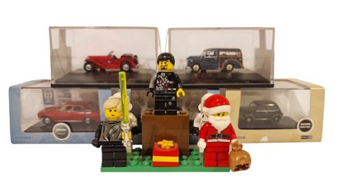 CARS : MORRIS TRAVELER, MG TC, MINI, VAUXHALL VIVA, FORD ZEPHYR SET - Picture 2 of 13