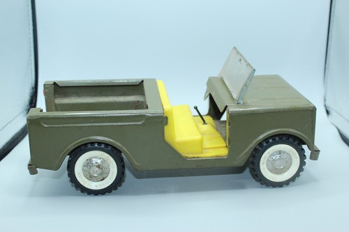 1960's Vintage Structo Army Jeep white wall tires Army Jeep made in U.S - Picture 3 of 7