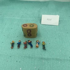 Vintage Trouble Dolls - 6 Miniature Guatemalan Worry Dolls  Case 1981