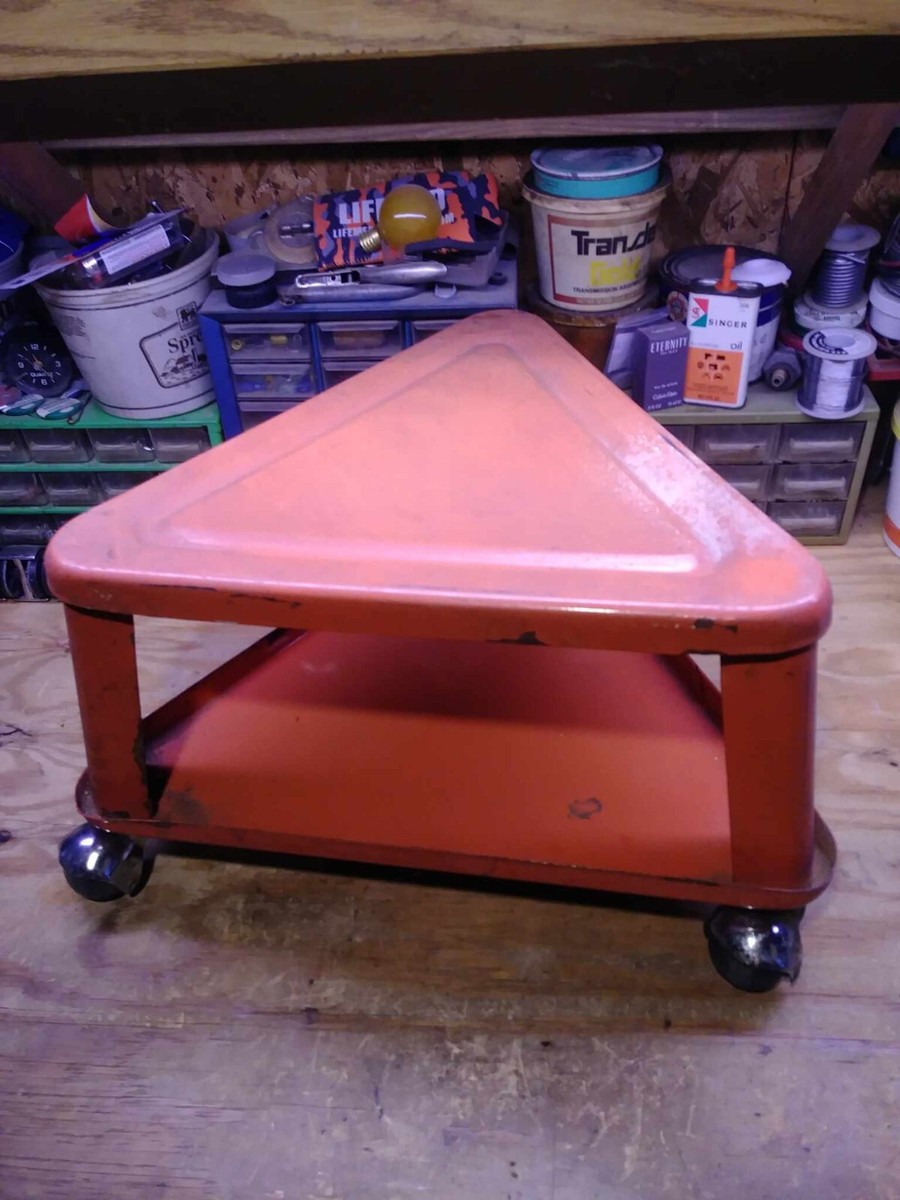 （ひめプリン） Stainless Triangle Stool Stainless Steel Swivel Stool H-9480 - Uline