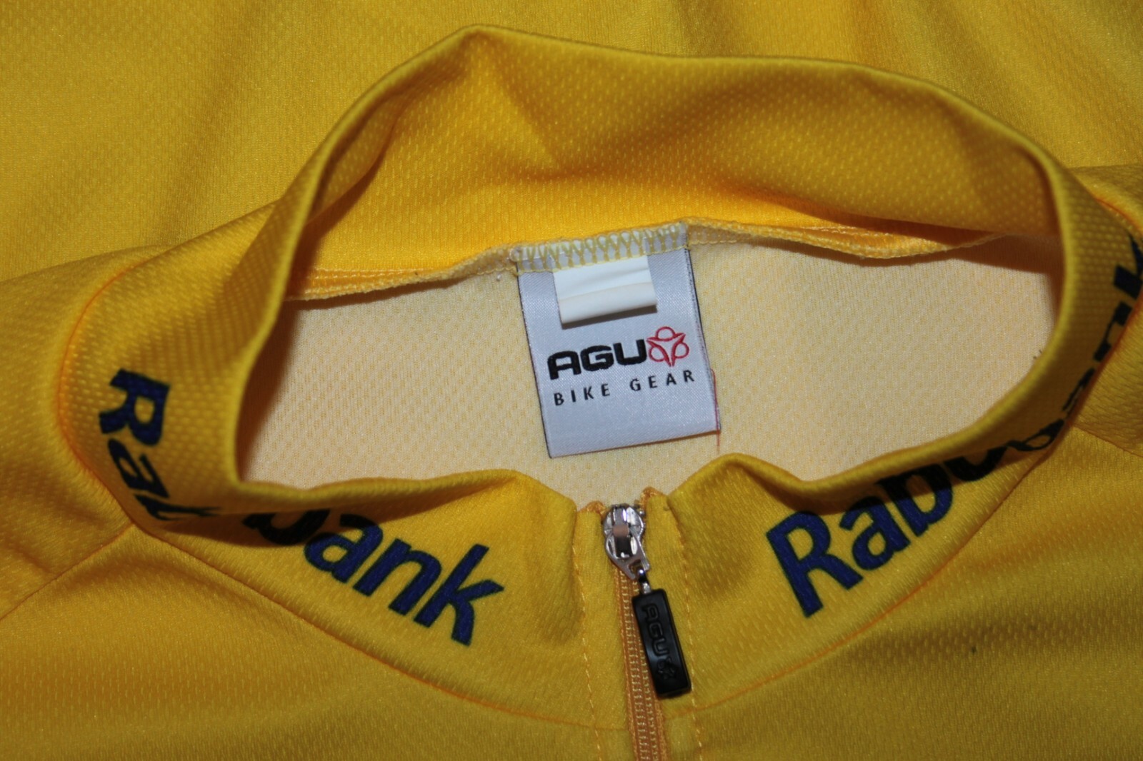 Cuissard Cycliste Vintage Rabobank Agu Team - Taille XL, Bleu/orange - Occasion Très Bon état