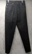 VTG Levi 550 Black Women's Jeans 9 Med 28x31 Tapered Leg Relaxed Fit USA Made