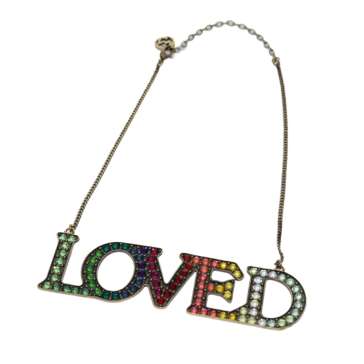 Gucci Collier Métal Multicolore Bijoux Authentique
