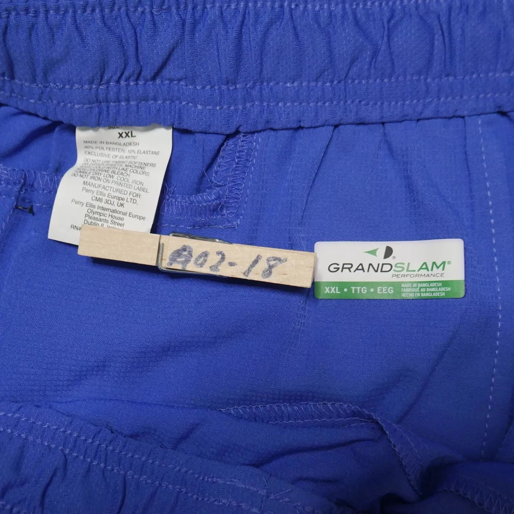Pickleball Tennis Athletic Shorts Grand Slam Men's Size XXL Dazzling Blue NWT