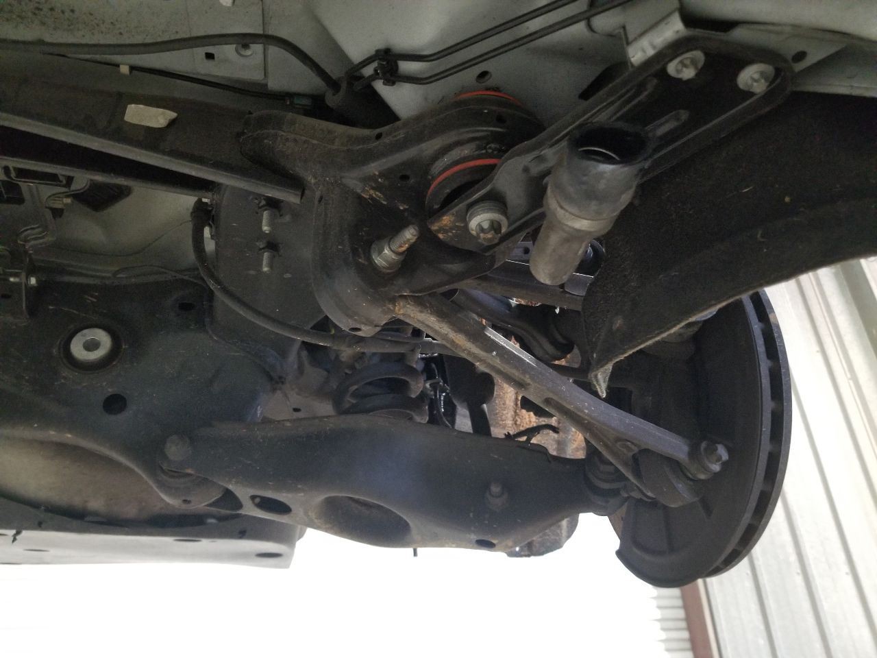 14 2014 MASERATI GHIBLI SQ4 3.0L AWD REAR SUSPENSION LEFT DRIVER 