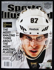 Sidney Crosby Signed 2013 Sports Illustrated Magazine AUTO Fanatics COA