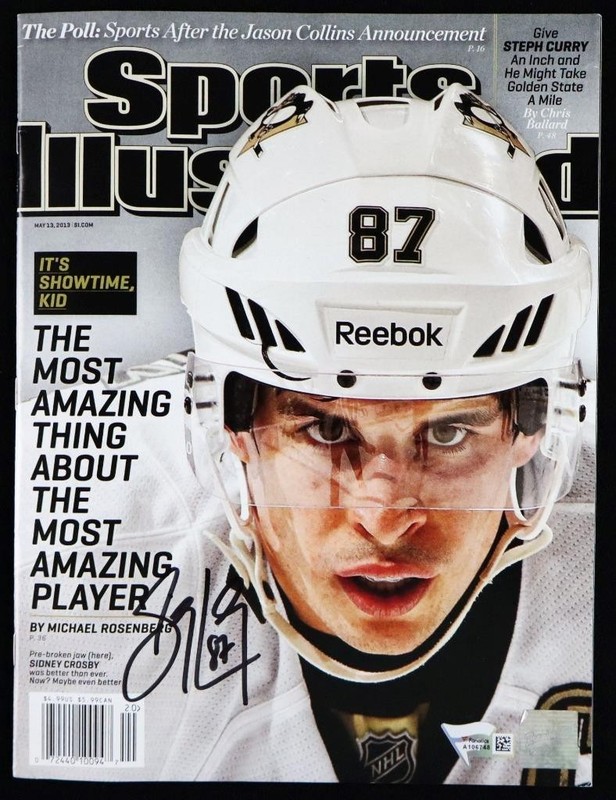 Sidney Crosby Signed 2013 Sports Illustrated Magazine AUTO Fanatics COA
