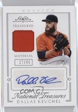 2015 Panini National Treasures 27/49 Dallas Keuchel #21 Auto 0af