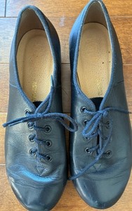 Bloch Tap Shoes Women's Size 8 Black Leather Techno Tap Excellent Condition