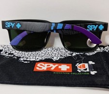 SPY Matte Black GoldOrange Mirror Sunglasses Ken Block Helm Spy Optics