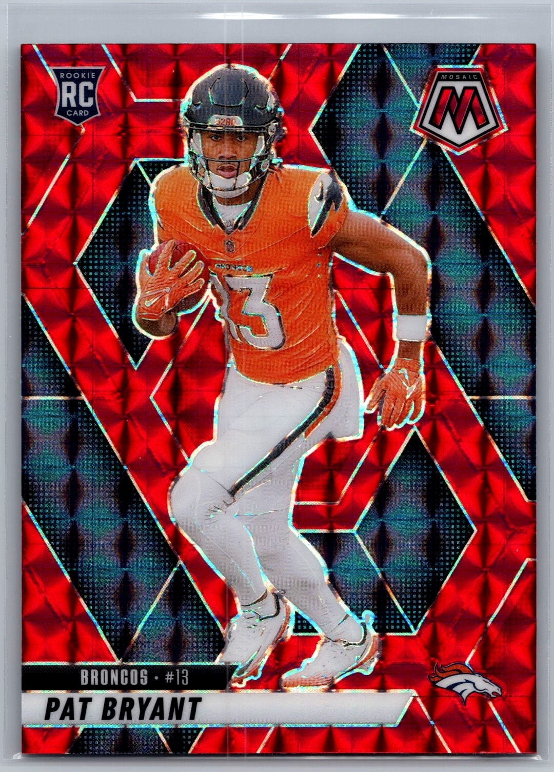 2025 Panini Mosaic - Pat Bryant #379 Red Prizm (RC)