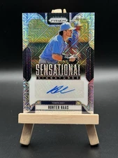 2025 Panini Prizm Baseball Hunter Haas MOJO Auto Sensational Rays #SS-HS /25!!