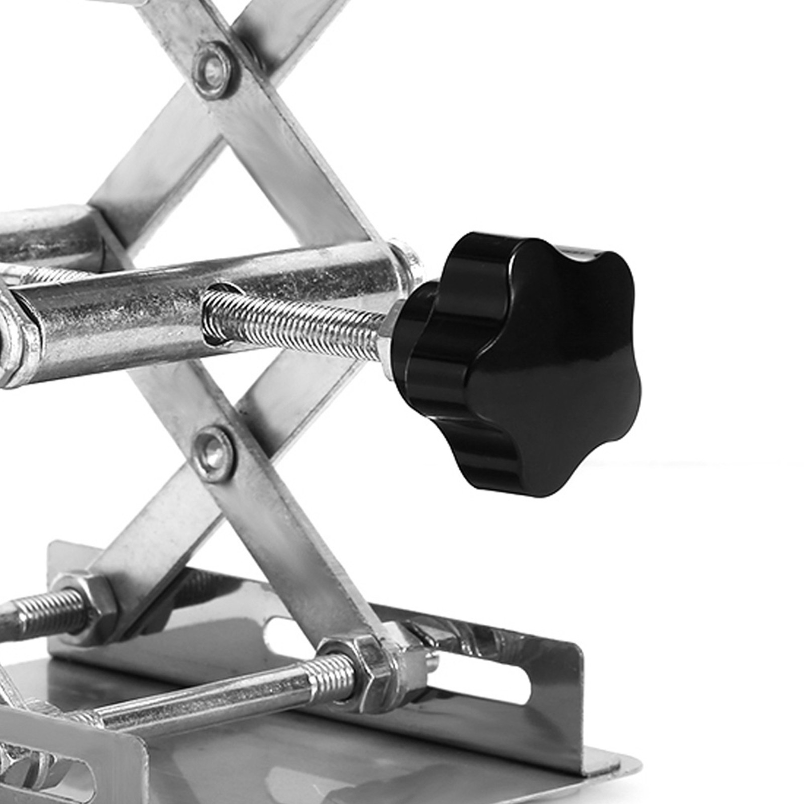 100X100mm Manual Lifting Table Durable Stand For Lab Use Stainless Steel
