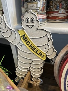 Vintage Cast Iron Michelin man wall decor