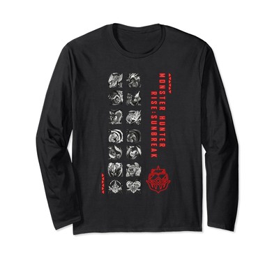 Monster Hunter Rise: Sunbreak Gaming Design Long Sleeve T-Shirt_