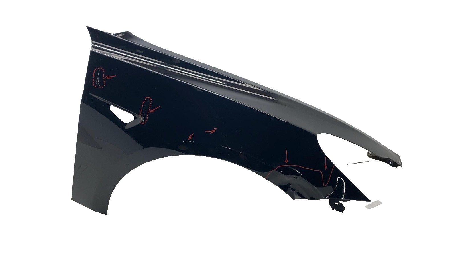 ⭕ 2017-2023 Tesla Model 3 Front Passenger Right Fender Shell Panel Black - PBSB