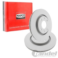 2X Mapco Bremsscheiben 266Mm BelÜFtet Vorne Passend FüR CitroËN Berlingo C-ELYSE