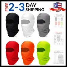 6 Pcs Ski Mask Cover Balaclava Full Face Mask Summer Face Cover UV Windproof ...