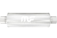 Magnaflow 7in. Round Straight Performance Exhaust Muffler In Out Dia 4 4 Magnaflow 7in. Round Straight Performance Exhaust Muffler In Out Dia 4 4