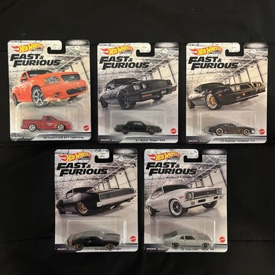 1/64 Hot Wheels ~ 2022 Fast and Furious Hot Wheels Premium [Set of 5]