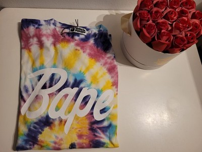 A Bathing Ape Tie Dye Longsleeve Herren Gr. XL NEU mit Etikett