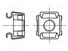 100 pcs BOSSARD 1538241 Nut