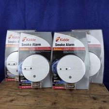 4 Kidde Battery Operated Bedroom Smoke Alarms
