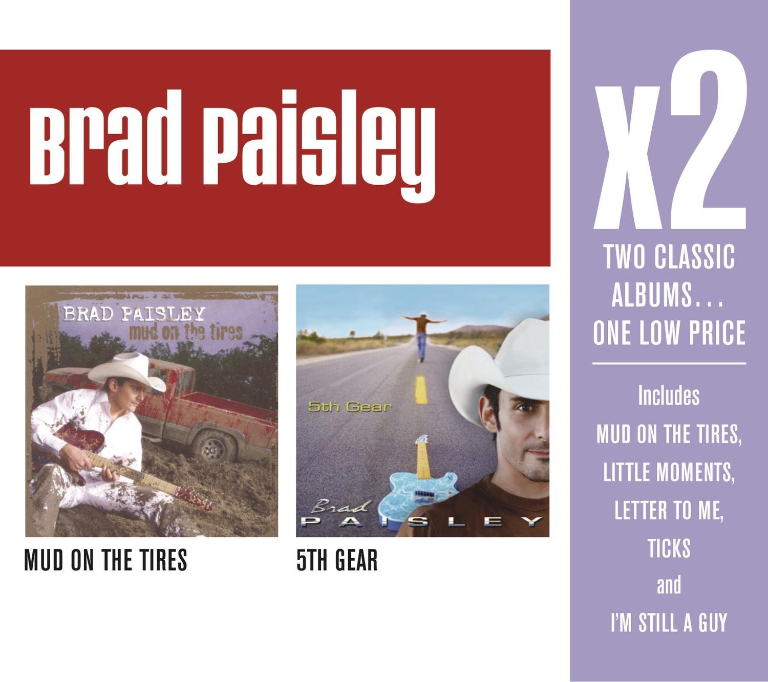 Brad Paisley X2: Mud on The Tires / 5th Gear (CD)