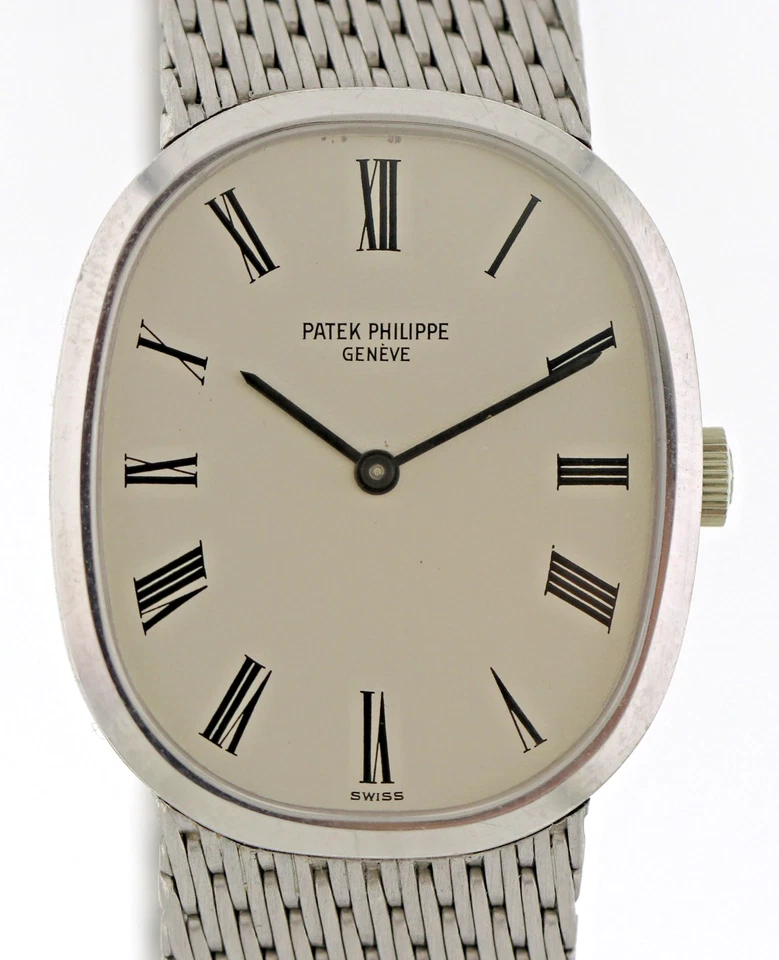 Patek Philippe Golden Elipse Vintage Uhr Ref.3548 1 Kal. 23-300 750/18k Weißgold - Bild 1 von 4