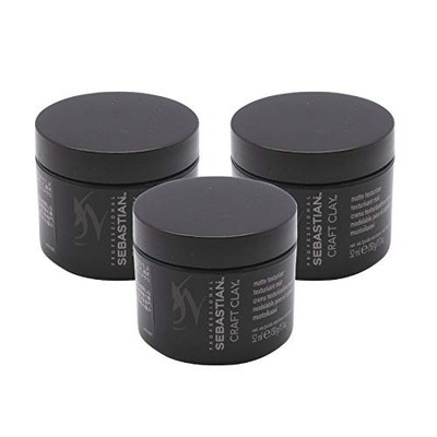 Sebastian craft clay hair wax 50g x 3 pieces set
