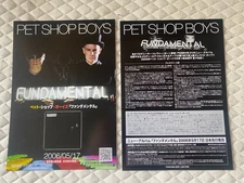 PET SHOP BOYS Japan FUNDAMENTAL 2006 mini-poster TENNANT LOWE I'm With Stupid!