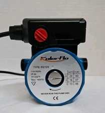 KOLERFLO 3/4 inch Recirculating Water Pump RS 15/6  Blue. Pump Only