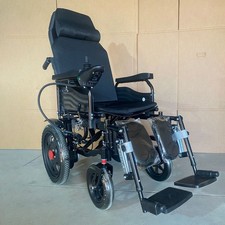 500W Reclining Electric Wheelchair Power Mobility Aid Motorized 330lb Foldable