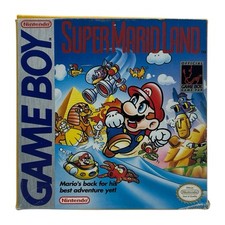 Super Mario Land Nintendo Game Boy, 1989 Authentic Game Box  Inserts