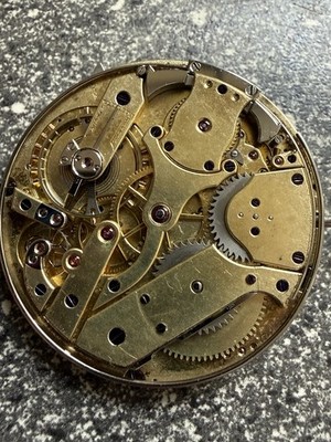 Hochwertiges Wolfszähne Viertelrepetition Taschenuhrwerk Patek ? Lecoultre