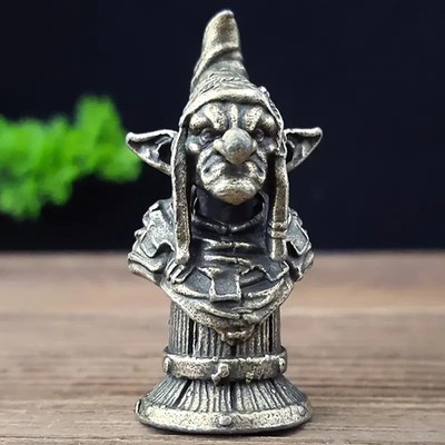 Solid Brass Alloy Goblin Miniature Figurine