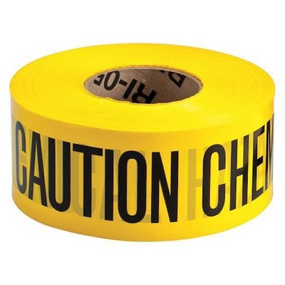 Zoro Select 91463 Barricade Tape,Polyethylene,1000 Ft.