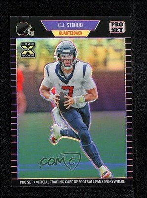 2023 Leaf Pro Set Metal Black Prismatic 15/49 CJ Stroud #PSG-89 Rookie RC ez6