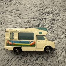 Majorette White Fourgon No. 224-259 Camping Nature Made in France Ref N41