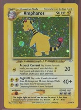 2001 POKEMON NEO REVELATION #1 AMPHAROS-HOLO EX