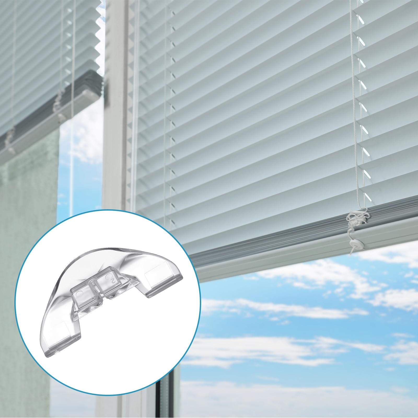 10 Pack Cordless Shade Handles Cellular Honeycomb Blind Pulls